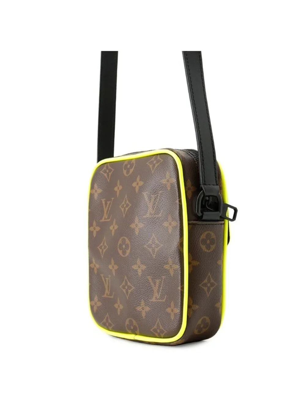 Louis Vuitton Shoulder Bag Monogram Macassar Christopher Wearable Wallet Black